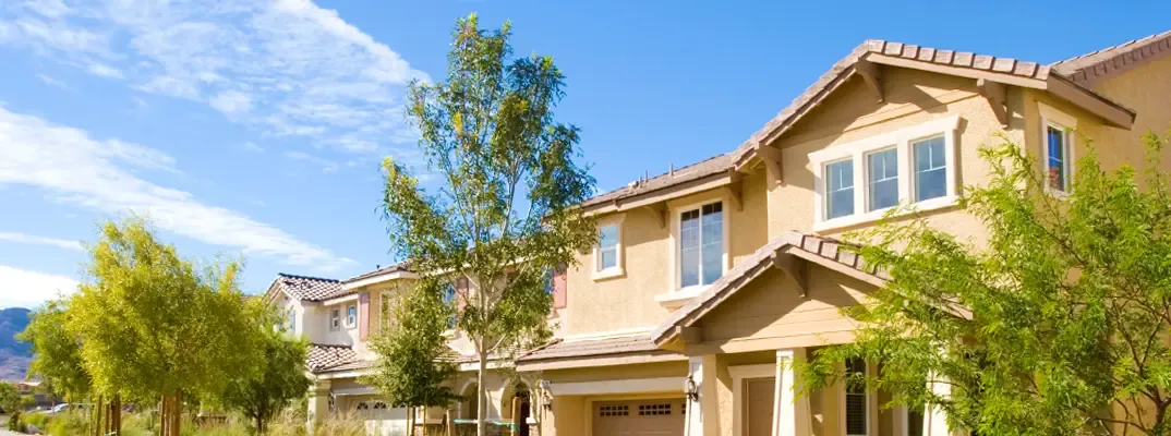 A row of houses